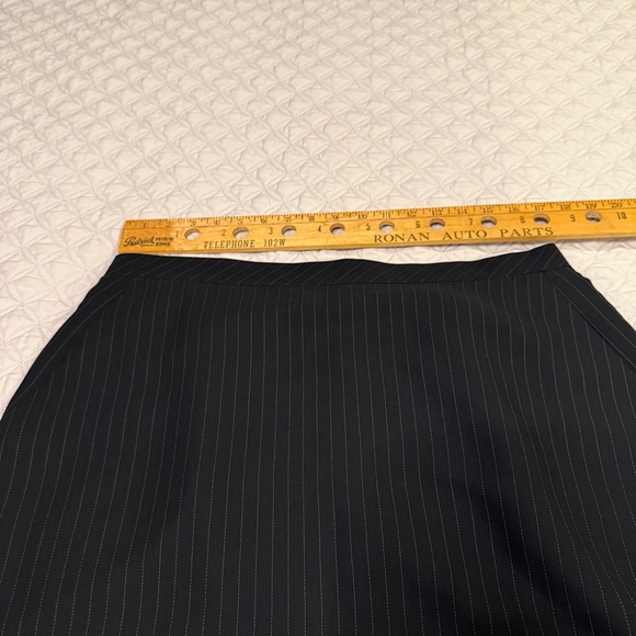 Alfani Black Pinstripe Pencil Skirt - 14w - Picture 5 of 13